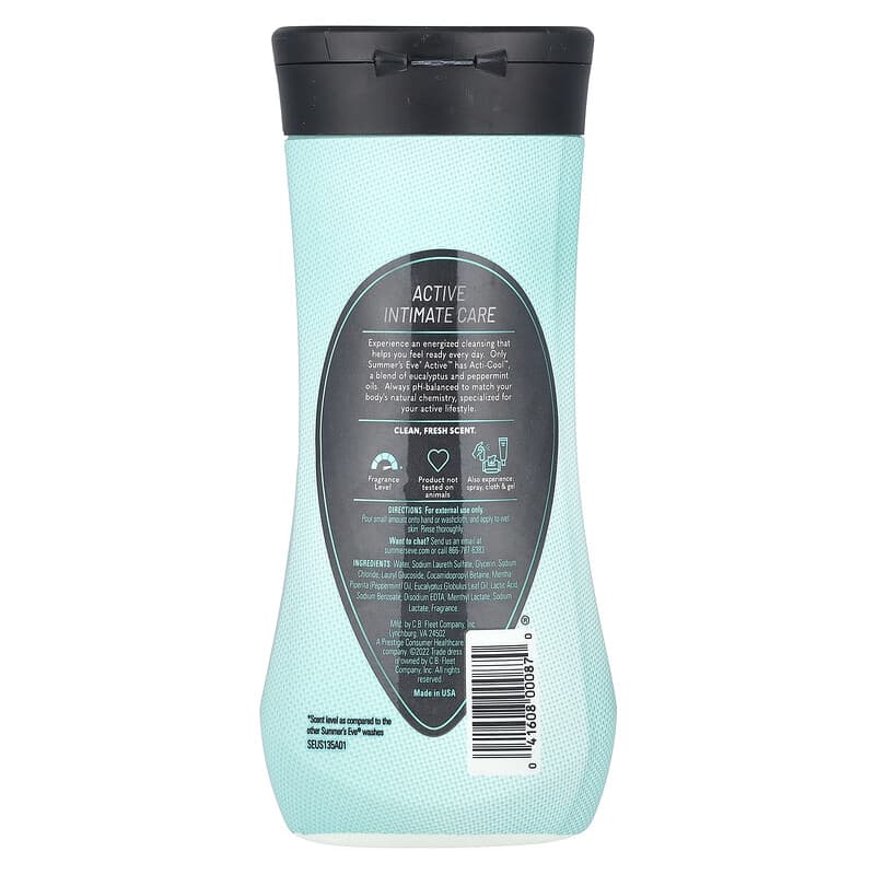 Summer's Eve Active Wash 12oz 354ml