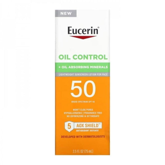 Eucerin Sun Clear Skin SPF 50 Face Lotion 2.5oz
