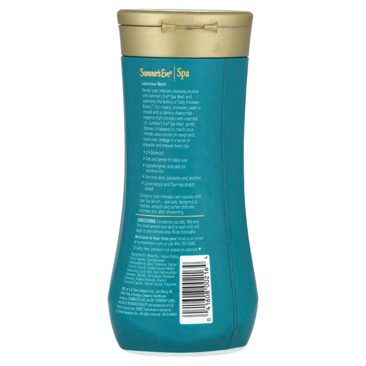 Summer's Eve Chamomile Spa Calming Luxurious Wash 12 Oz 354ml