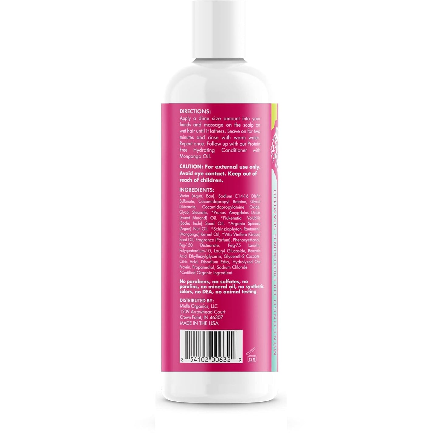 Mielle Organics Mongongo Oil Exfoliating Shampoo 8 oz