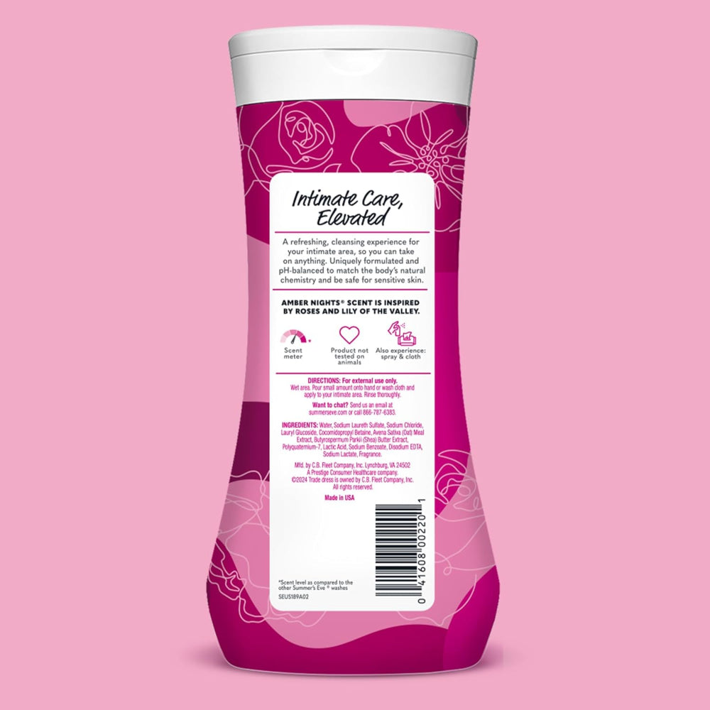 Summer's Eve Amber Nights Wash 15oz 444ml