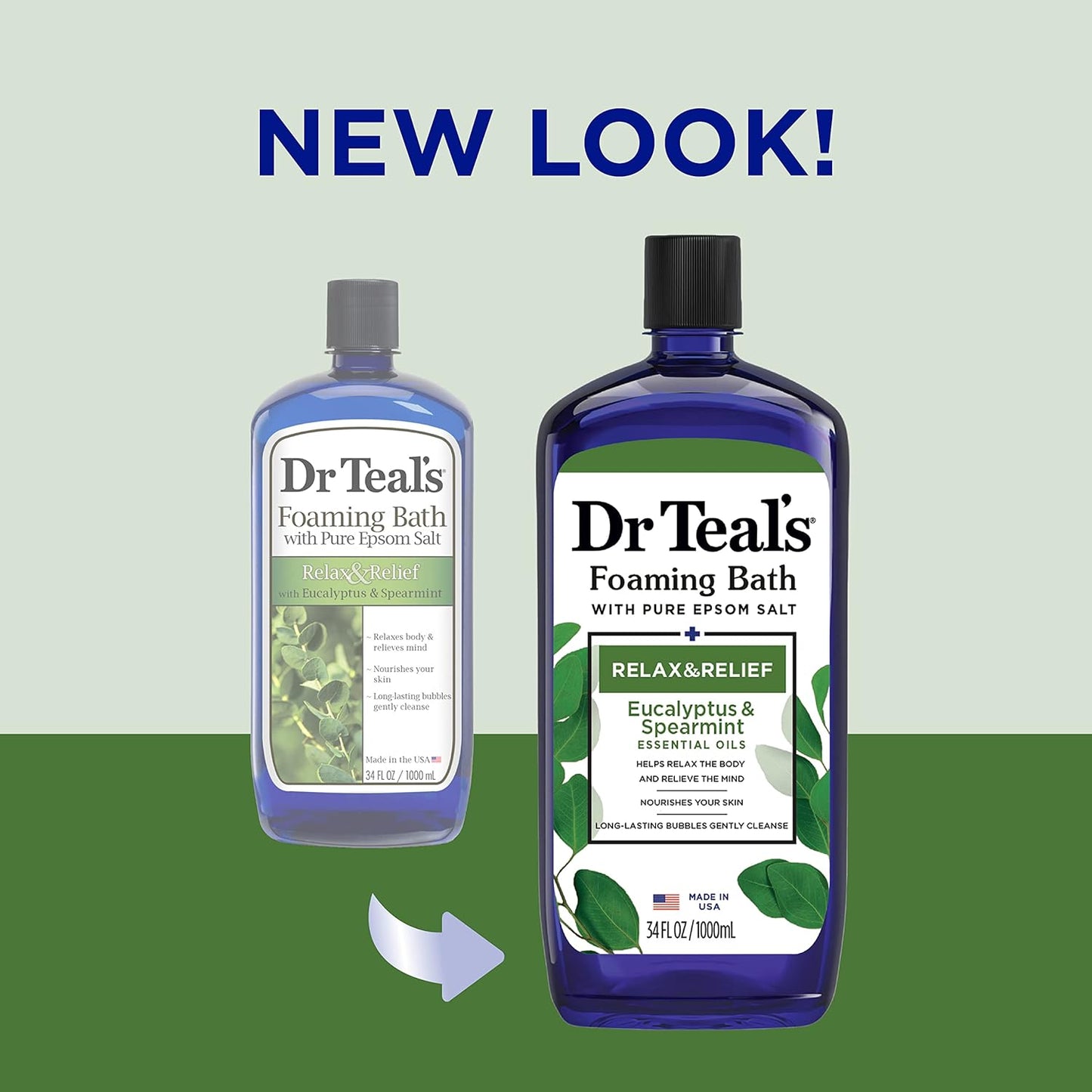 Dr Teals Foaming Bath With Pure Epsom Salt Eucalyptus and Spearmint