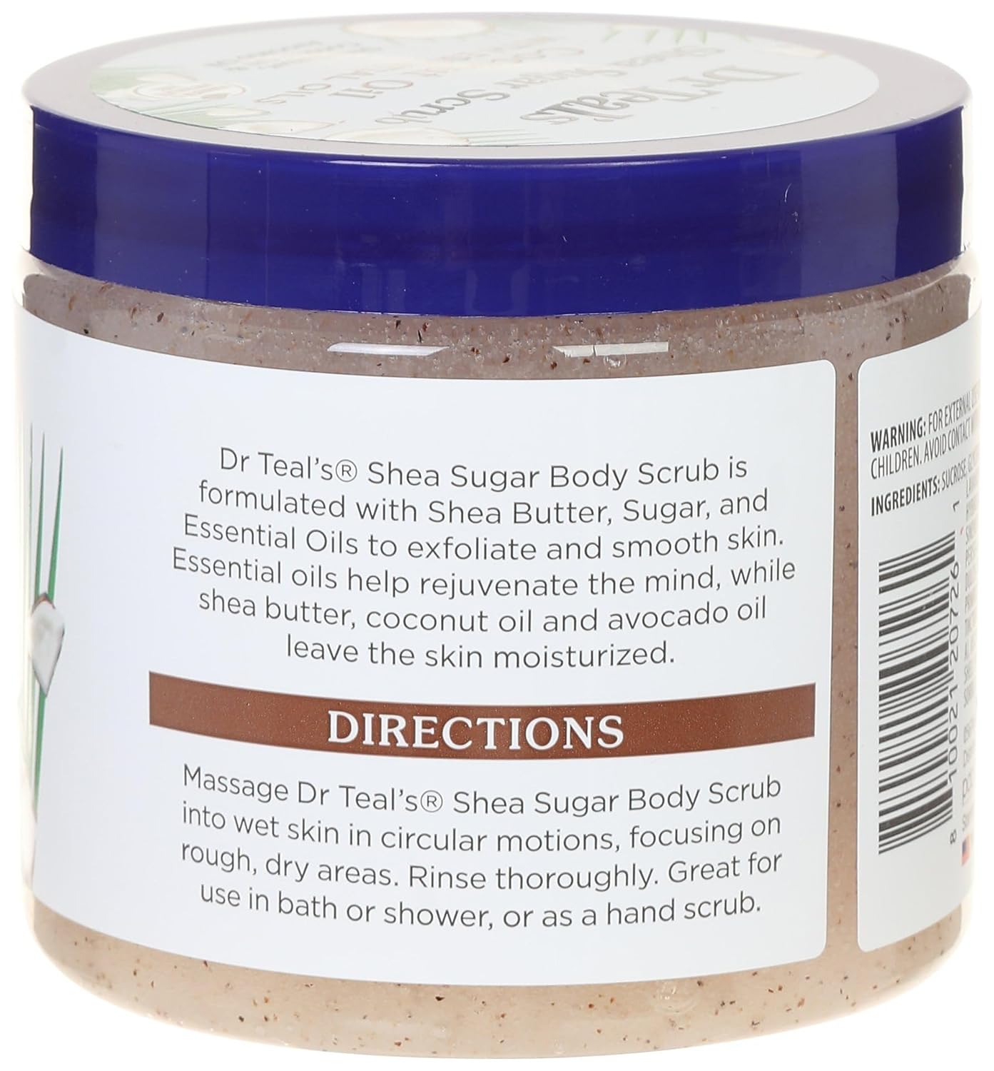 Dr Teals Body Scrub Shea Sugar Scrub With Coconut Oil