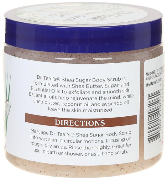 Dr Teals Body Scrub Shea Sugar Scrub With Coconut Oil