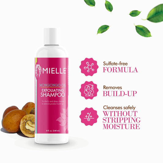 Mielle Organics Mongongo Oil Exfoliating Shampoo 8 oz