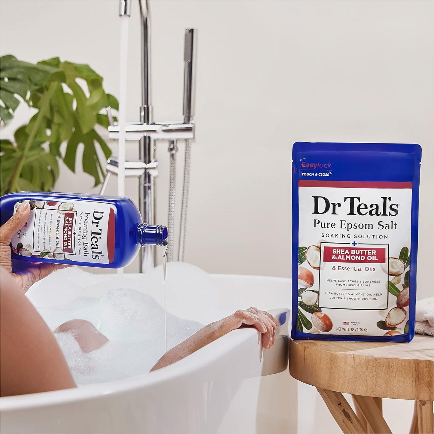 Dr Teals Epsom Salt Shea Butter and Almond Oil 3 lbs.