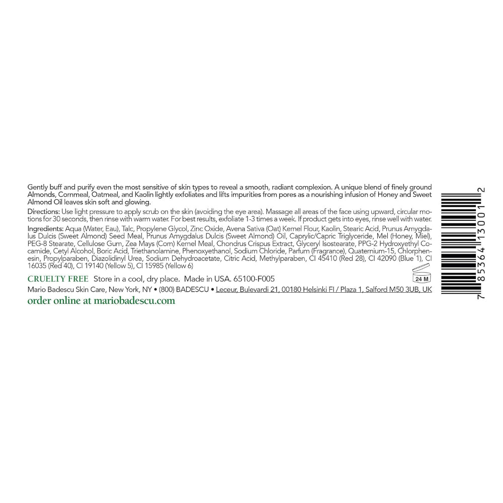 Mario Badescu Almond & Honey Face Scrub