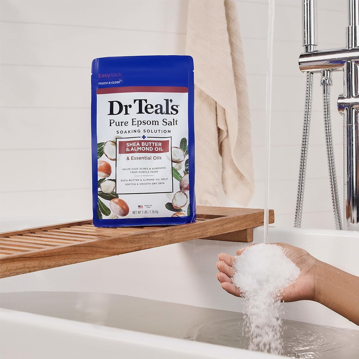 Dr Teals Epsom Salt Shea Butter and Almond Oil 3 lbs.