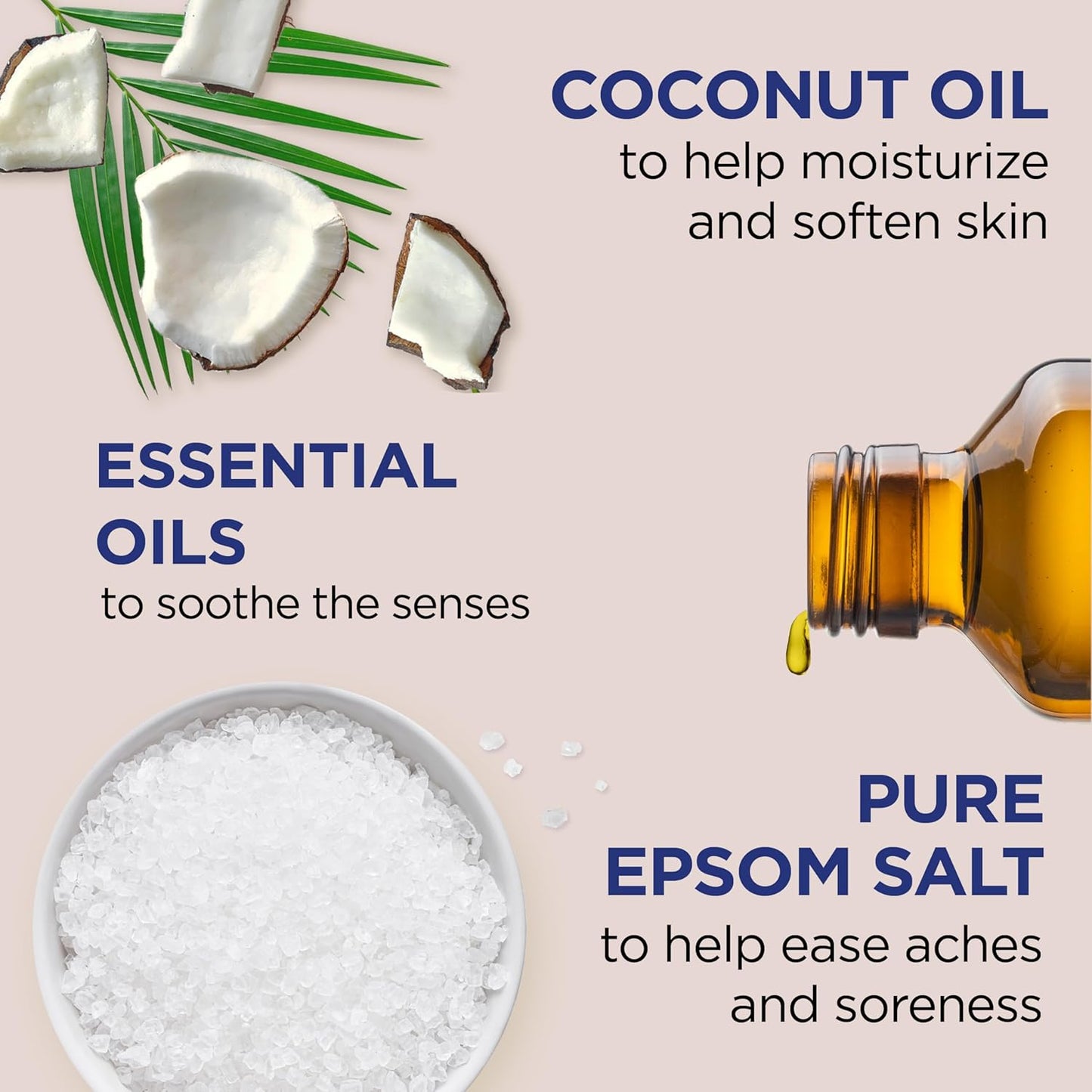 Dr Teals Foaming Bath With Pure Epsom Salt With Coconut Oil