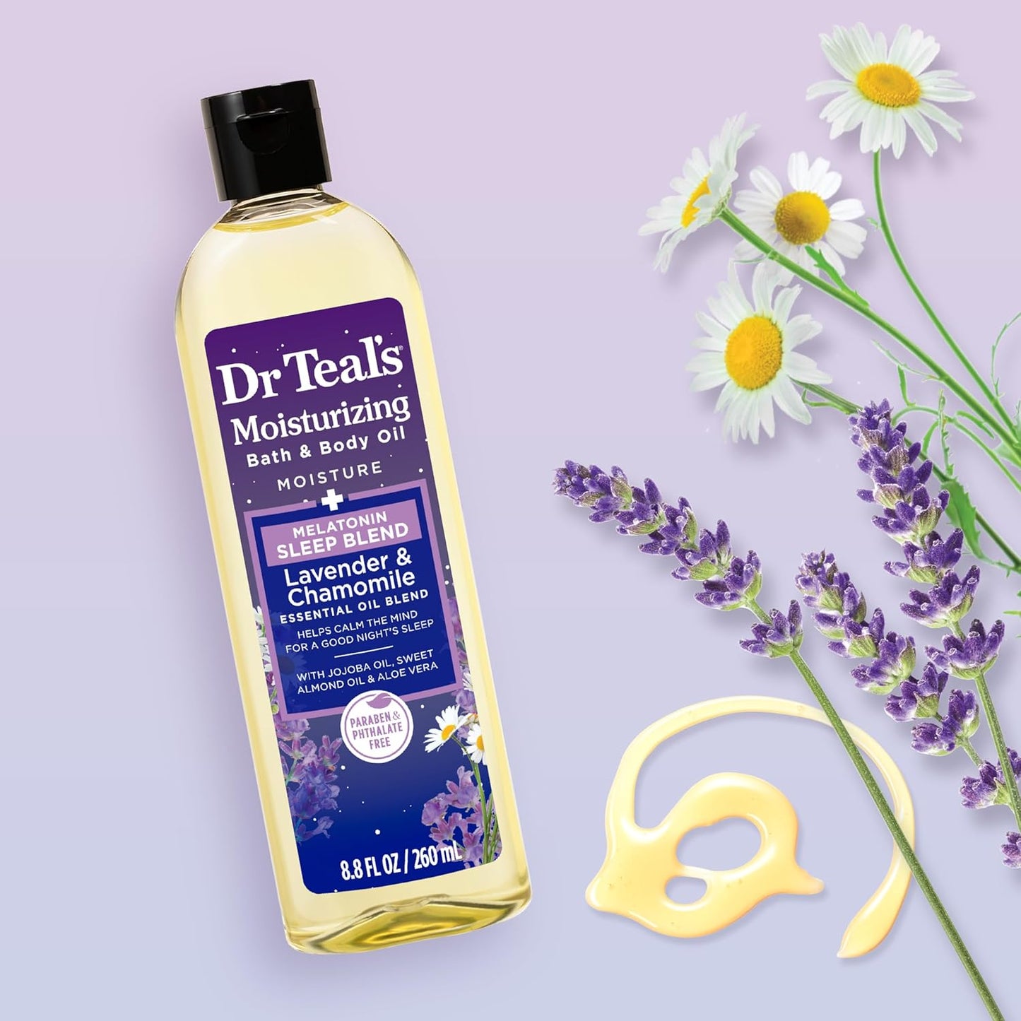 Dr Teals Bath and Body Oil Sleep Blend Melatonin