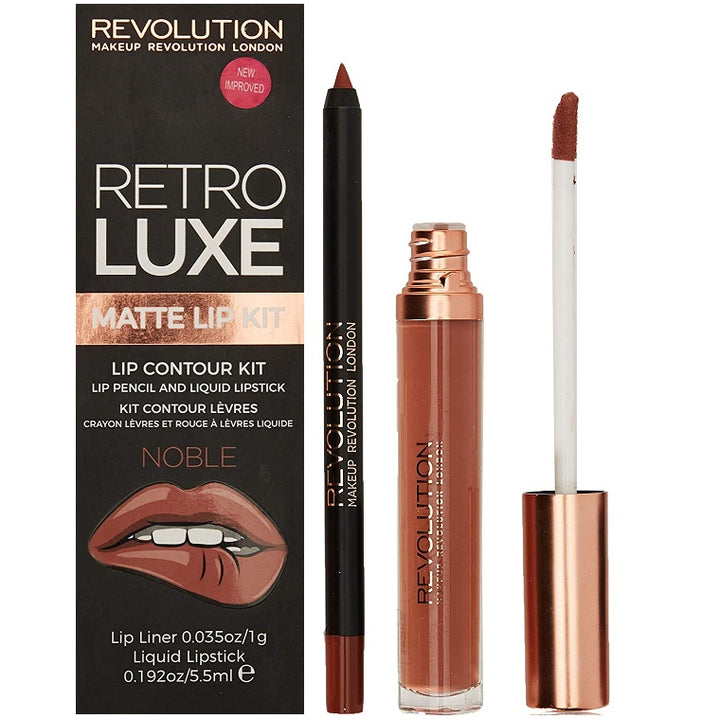 Revolution Retro Luxe Matte Lip Kit