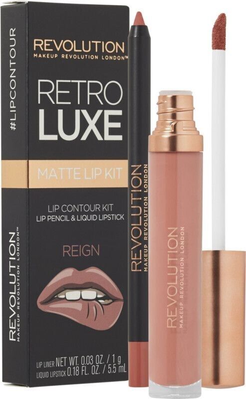 Revolution Retro Luxe Matte Lip Kit