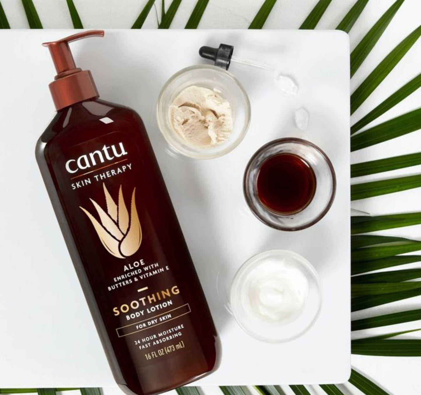 Cantu Aloe Enriched With Butters And Vitamin E Soothing Body Lotion