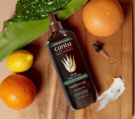 Cantu Aloe Enriched With Butters And Vitamin E Soothing Body Lotion
