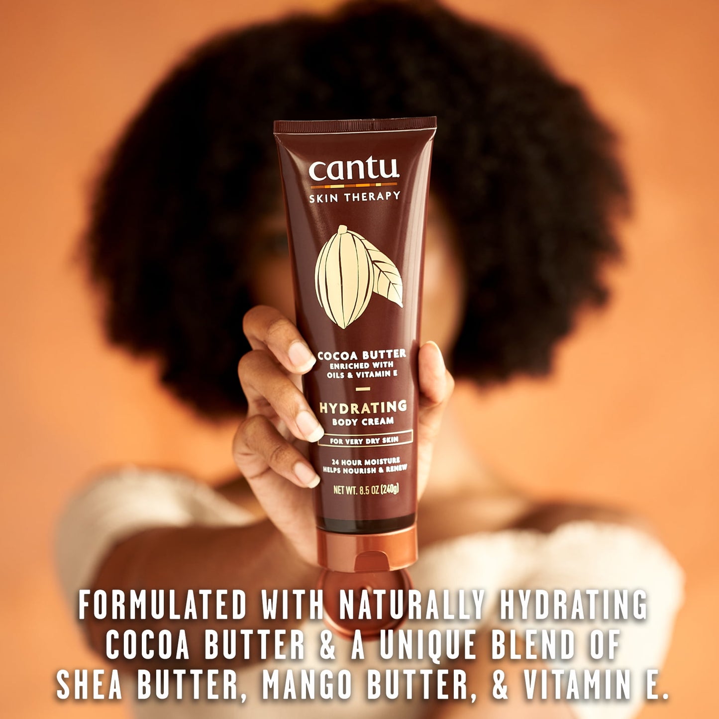 Cantu Cocoa Butter Hydrating Body Cream With Oils And Vitamin E