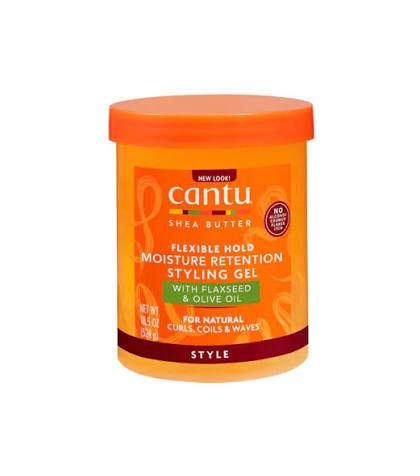 Cantu Flexible Hold Moisture Retention Styling Gel With Flaxseed & Olive Oil