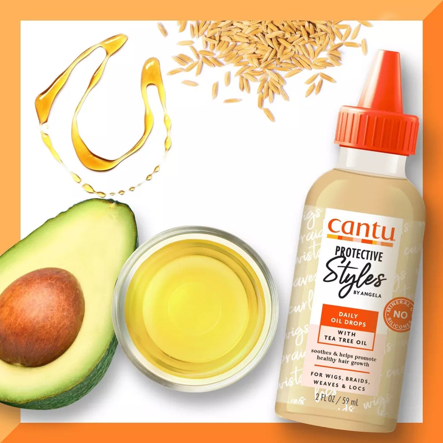 Cantu Protective Styles Scalp Daily Oil Drop Hair Treatment 2oz