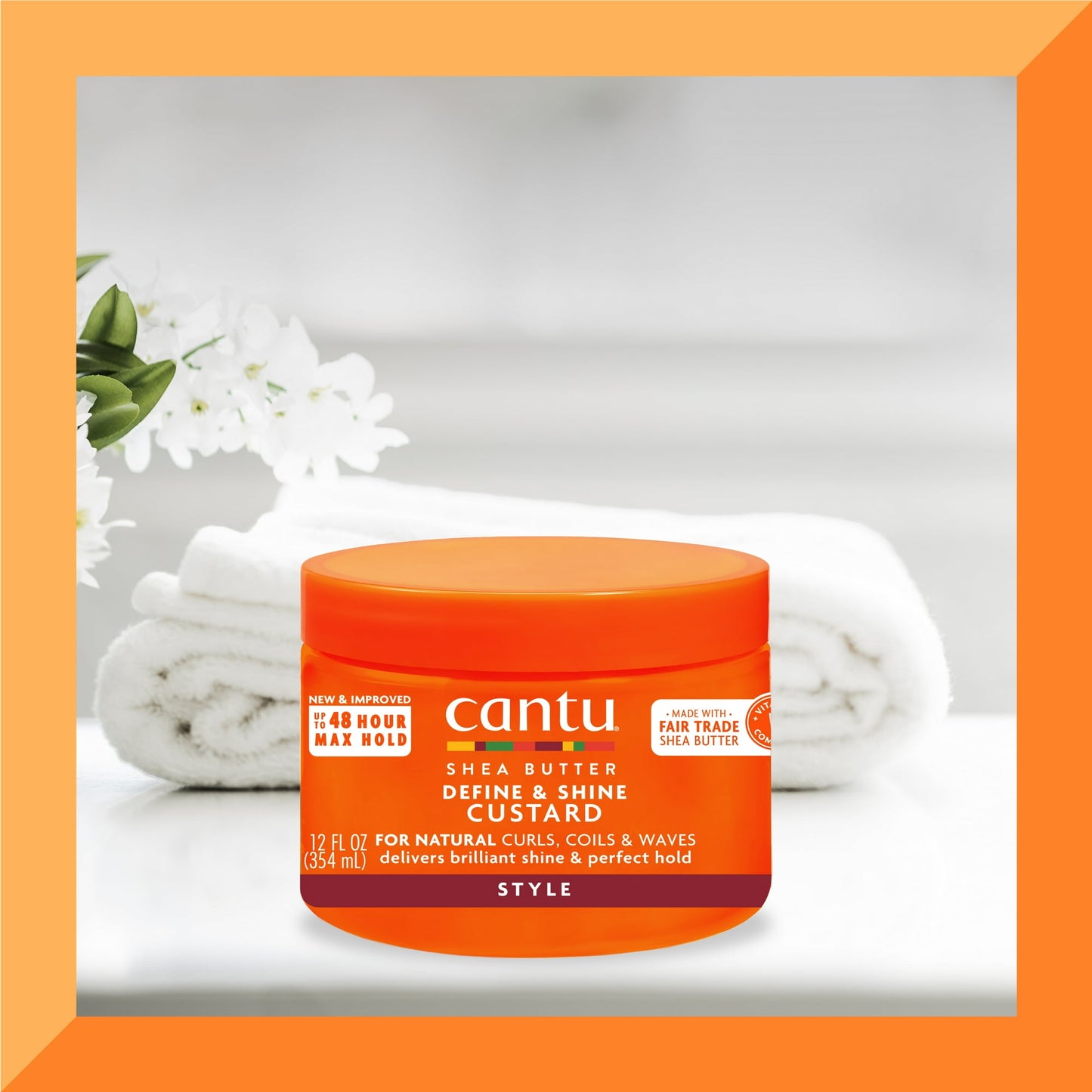 Cantu Shea Butter For Natural Hair Define And Shine Custard 12oz