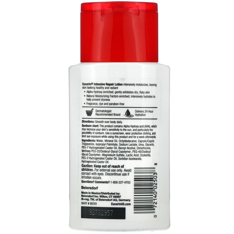 Eucerin Intensive Repair Lotion 3oz - 1