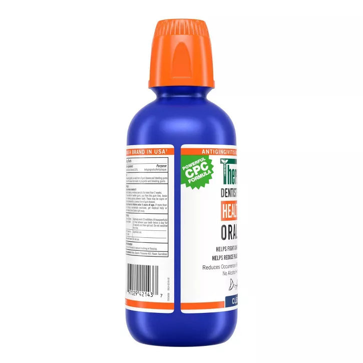TheraBreath Healthy Gums Mouthwash Antigingivitis - Clean Mint