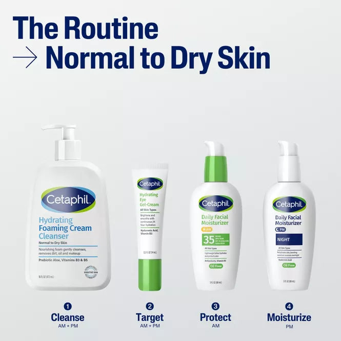Cetaphil Hydrating Foaming Cream Cleanser
