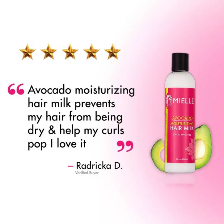 Mielle Organics Avocado Moisturizing Hair Milk 8 oz