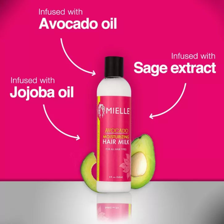 Mielle Organics Avocado Moisturizing Hair Milk 8 oz