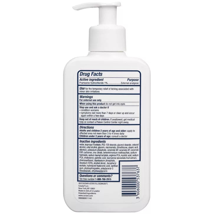 CeraVe Itch Relief Moisturizing Lotion