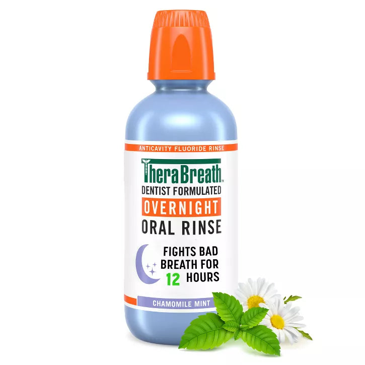 TheraBreath Overnight Mouthwash - Chamomile Mint