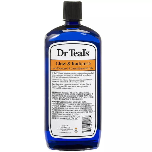 Dr Teals Foaming Bath With Glow and Radiance With Vitamin C and Citrus