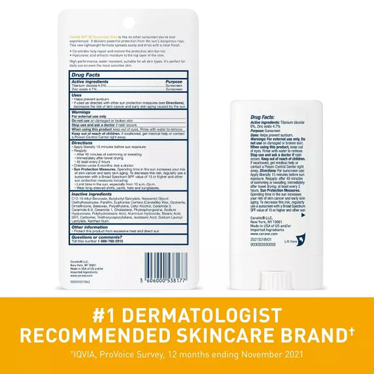 CeraVe Sunscreen SPF 50 Stick