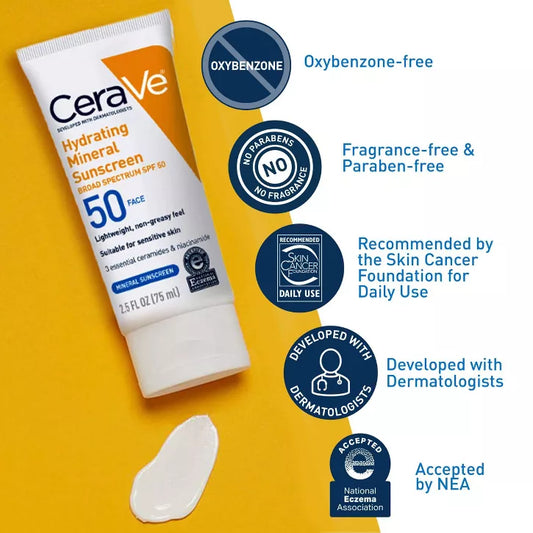CeraVe Sunscreen Face Lotion SPF 50
