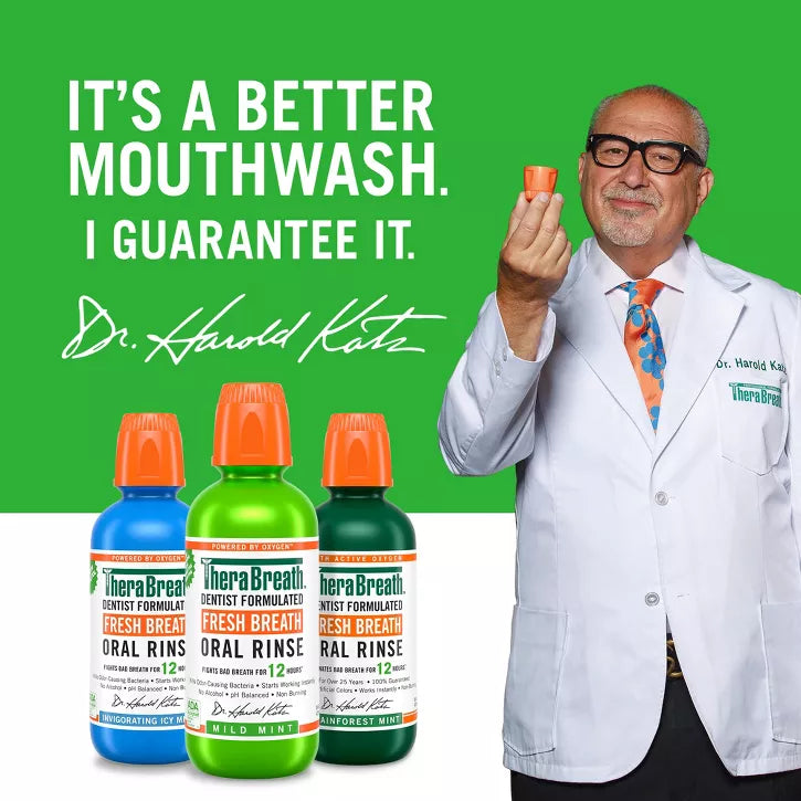 TheraBreath Fresh Breath Oral Rinse - Mild Mint