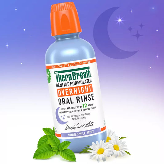 TheraBreath Overnight Oral Rinse - Chamomile Mint