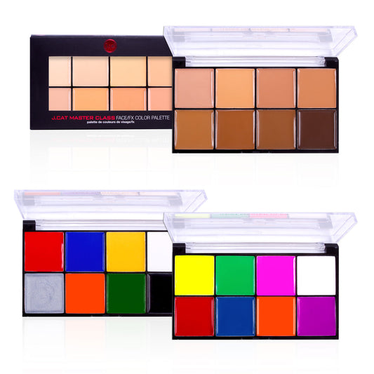 J. Cat Master Class Face/Fx Color Palette - MCP101 Light/Medium