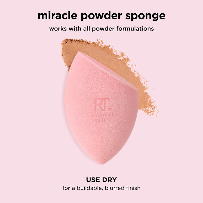 Real Techniques Miracle Powder Sponge Soft Filtered Finish