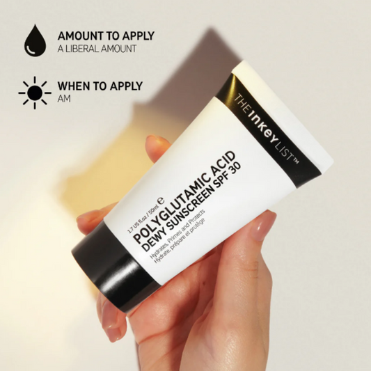 The INKEY List Polyglutamic Acid Dewy Sunscreen SPF 30