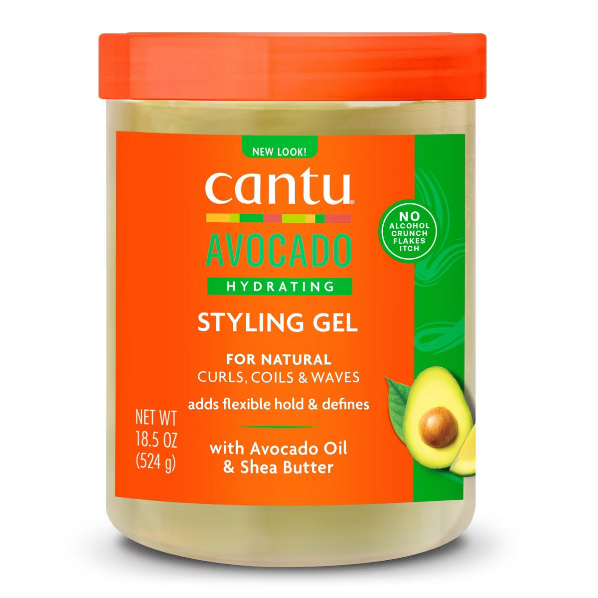 Cantu Avocado Hydrating Styling Gel 18.5 oz (524 g)