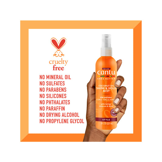 Cantu Coconut Oil Shine & Hold Mist image 2