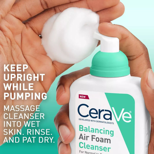 CeraVe Balancing Air Foam Cleanser 8 oz (247 ml) image 2