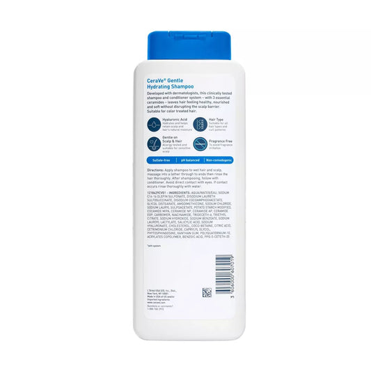 CeraVe Gentle Hydrating Shampoo 12 oz (355 ml) image 2