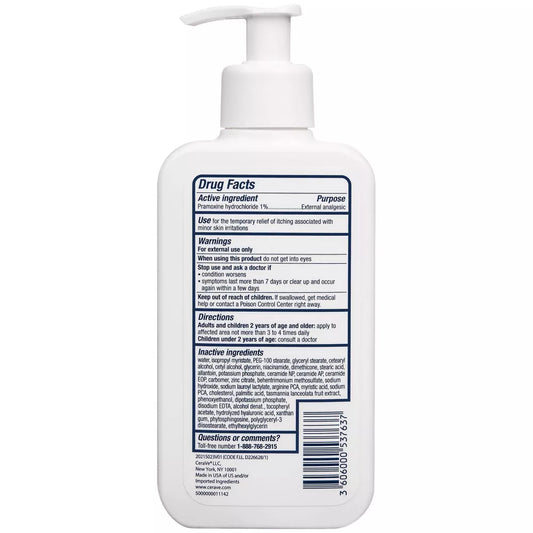 CeraVe Itch Relief Moisturizing Lotion 8 oz image 2