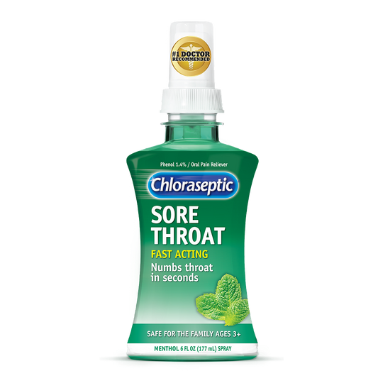 Chloraseptic Sore Throat Spray, Menthol 8 oz (177 ml) - Menthol