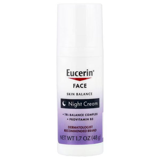 Eucerin Skin Balance Night Cream Dry Skin Moisturizer 1.7 oz (48 g) image 2