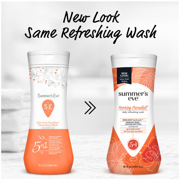 Summer's Eve Morning Paradise Wash 15oz 444ml