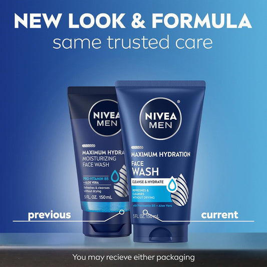 Nivea Men Maximum Hydration Face Wash 5 oz (150 ml) image 2