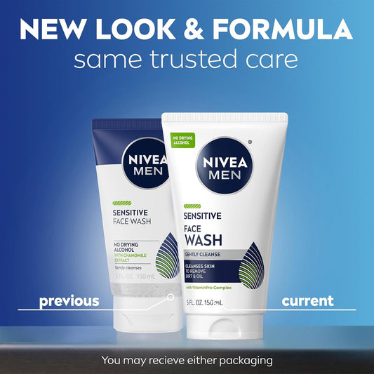 Nivea Men Sensitive Face Wash 5 oz (150 ml) image 2