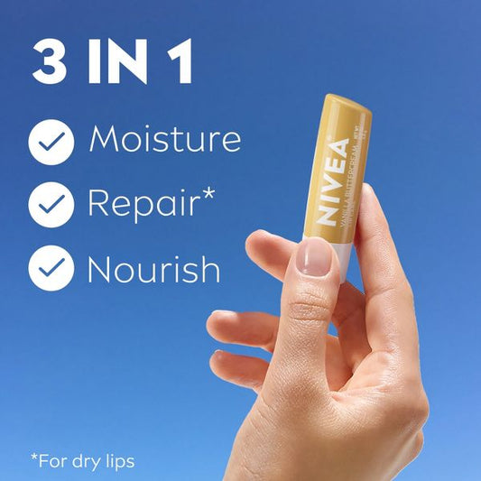 Nivea Vanilla Buttercream Lip Care 2-Pack 0.17 oz (4.8 g) image 2
