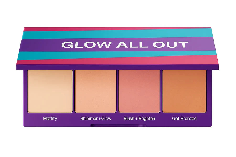 Clinique Glow All Out Palette For To Deeper Skin Tones F514