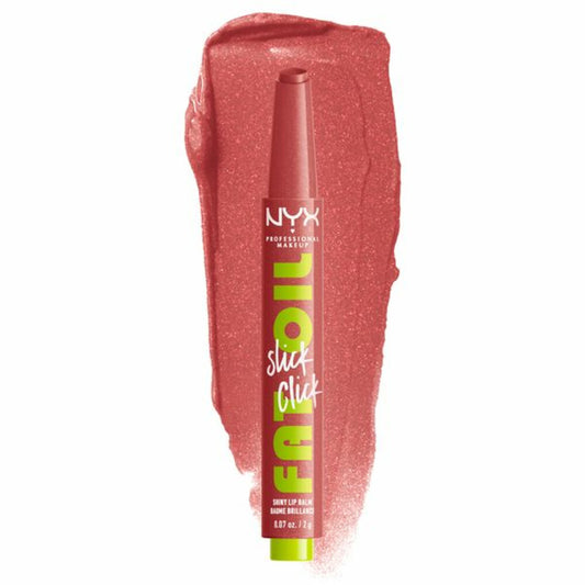 NYX Fat Oil Slick Click Tinted Lip Balm - 0.07oz